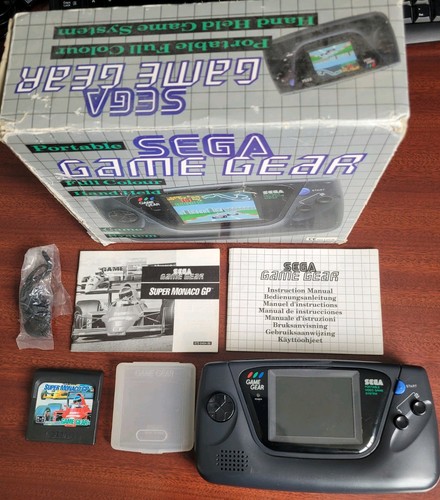 Sega game gear handheld - game,