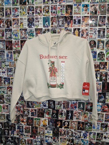 Budweiser bow pullover cropped - pullover,