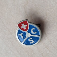 Vintage Touring Club Switzerland Car brooch pin badge