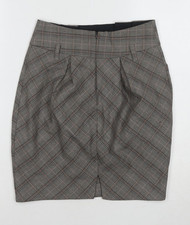 Idex Women's Grey Plaid Pencil