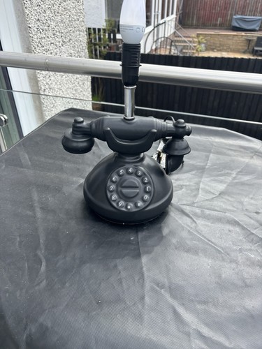 Antique style table lamp - table,