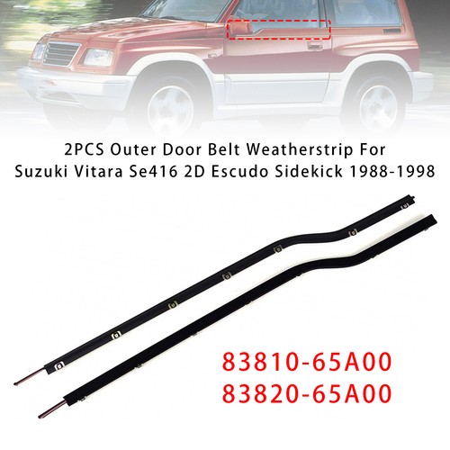 2pcs door belt weatherstrip - belt,