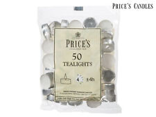 Prices Patent Candles 50 Tealights 4 Hour Burn Multipacks