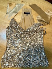 BASTYAN silver SEQUIN  TOP