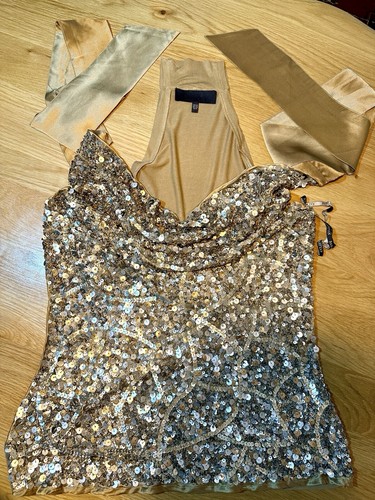 Bastyan silver sequin top - silver,