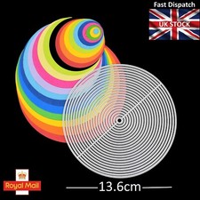 Large Nest of 22 Thin Circle