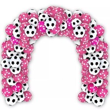 Football Balloon Arch Garland Kit Balons Black & White Birthday Boy Party Decor