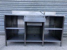 Bar Sink W160 Cm Stainless Steel/ Single Bowl / commercial