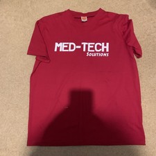 Men’s Large Muscle Fit Med Tech Solutions Black &Red
