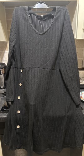 Ladies button side panel - , long