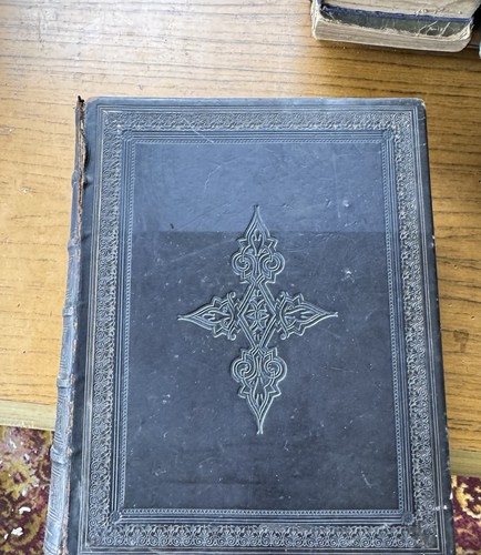 Antique holy bible brown - antique,