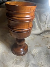 Vintage Wooden Goblet