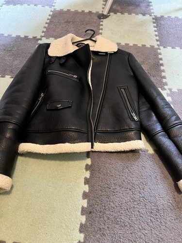 Faux leather jacket size - faux,