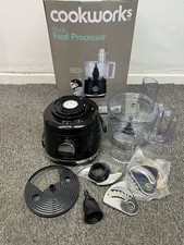 Cookworks Black Food Processor