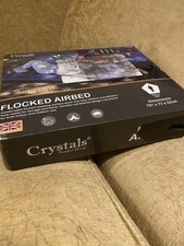 Single Flocked Airbed Used