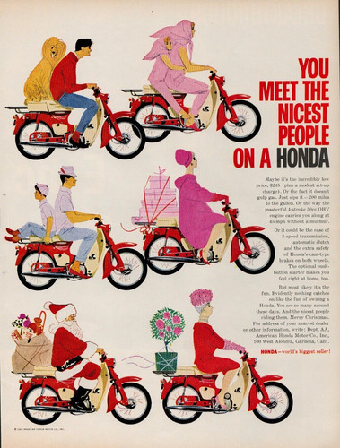 Vintage honda scooter 1963 - vintage,