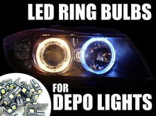 16 X 3 SMD 286 Canbus LED Upgrade Bulbs Light For Depo Angel Eye Halo Headlights