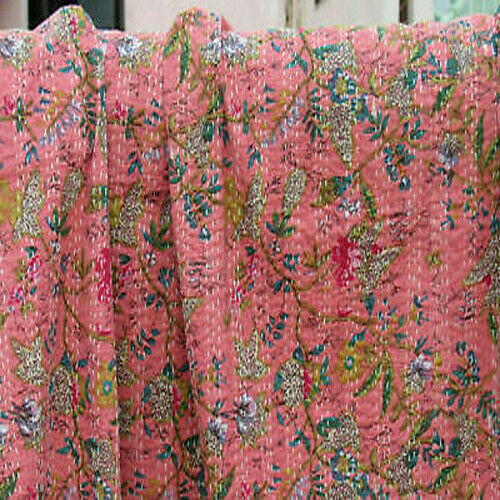 Hand block indian kantha - hand,