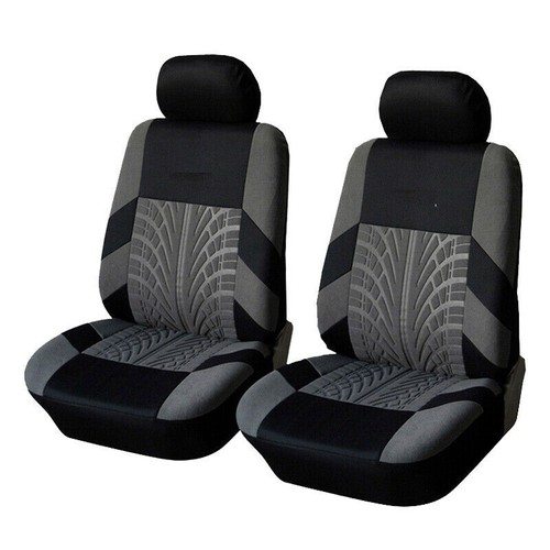 Black gray car seat covers - black/,