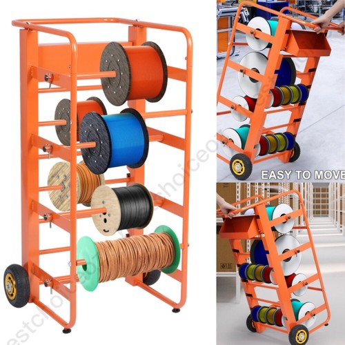 Cable spool holder wire - spool, rack