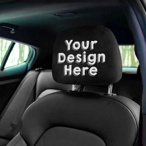 Personalised seat car headrest - personalised,