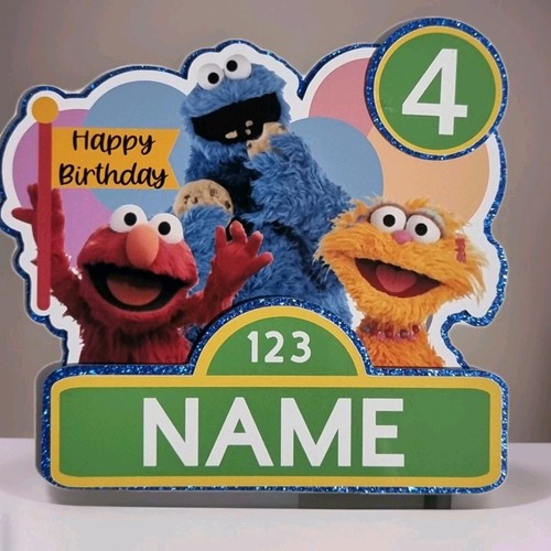 Sesame street cake topper - sesame,