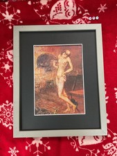 Rare FRAMED ART PRINT , Occult
