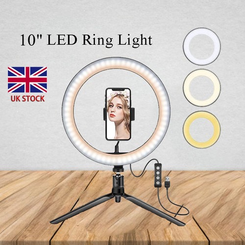 Led ring light with - ring, tripod