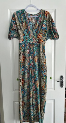 Paisley print boho wide leg - print, wide-leg