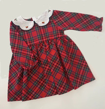 Baby Tartan Dress Girl Red