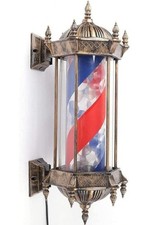 Barber Pole Watertight Barber Pole Light Outdoor Wall Lamp Light Hair Salon Sign