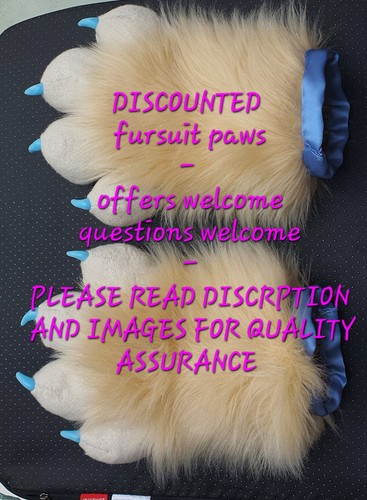 Fursuit paws puffy style with - paws,