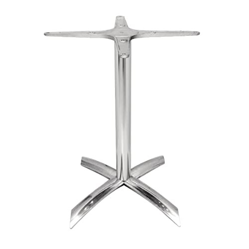 Flip top aluminium table - flip, base
