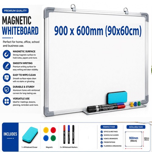 Magnetic whiteboard large - magnetic,