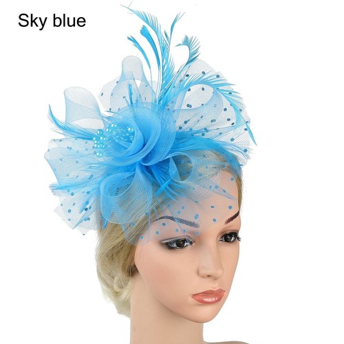 Large wedding fascinator - large,