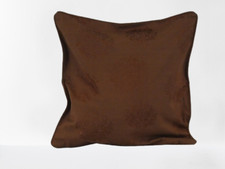 'Grace' Cushion Cover 18" x 18" Black Red Duck Egg Chocolate Aubergine Linen