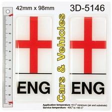 2x ENG St. George England Flag