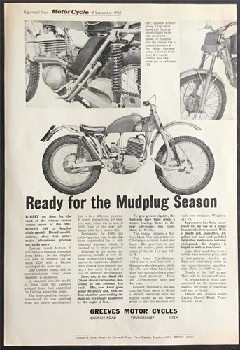 Greeves modifications - modifications, to