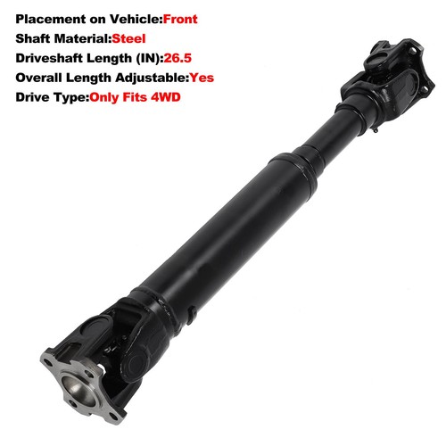 Front driveshaft prop shaft - driveshaft,