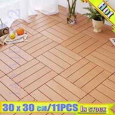 11 x WPC Decking Tiles Garden