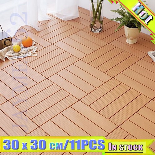Wpc decking tiles garden - 11,