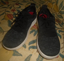 FITFLOP ANATOMIC COMFORT  CUSHION  BLACK   SLIP ON TRAINERS,6.5