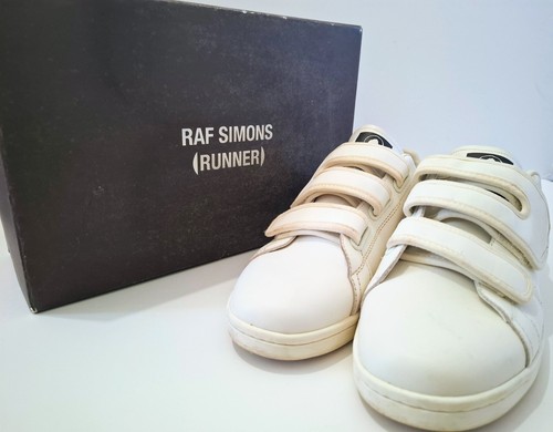 Raf simons white leather orion - simons,