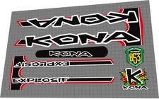 1999 Kona Explosif Decal Set