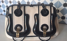 Y2K Fendi B Bag in White