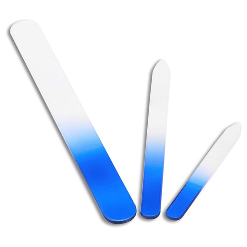 3pcs glass nail file set - file,