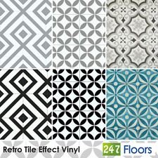 Geometric Tile Effect Vinyl