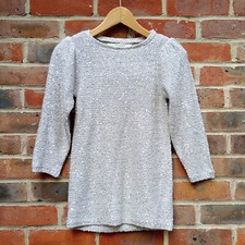 Zara Size S Light Grey Silver