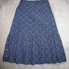 LAURA ASHLEY WOMENS SKIRT BLUE