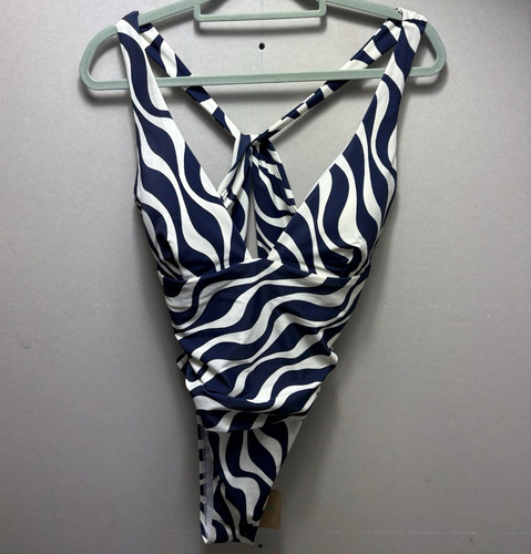 Boden blue white abstract - blue, &